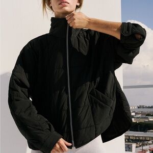 Free People Packable Pippa Jacket Black size XL